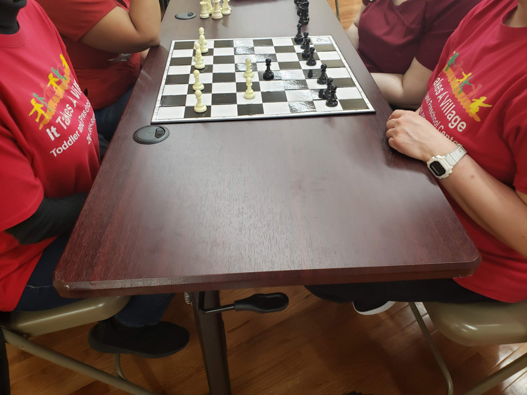 kids playing chess
